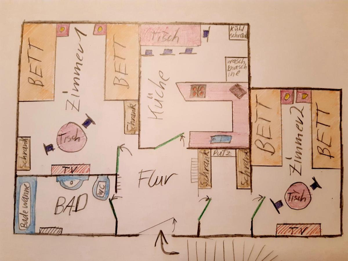 Ara Monteurzimmer Ferienwohnung Zentrumsnah Kesselsdorferstr Drezno Zewnętrze zdjęcie